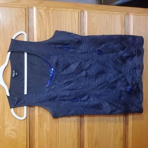 Allen B Distressed Sequin shirt